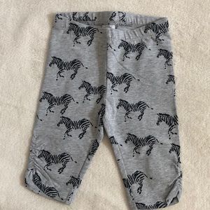 NWT Gymboree Zebra Print Capri Leggings